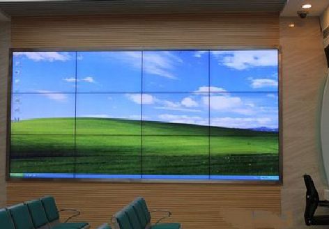 颍上液晶拼接屏的另类用法。